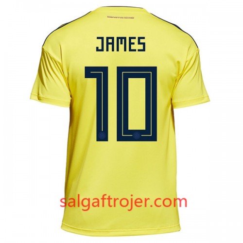 Colombia Fodboldtrøjer James 10 Hjemmebanesæt VM 2018 Colombia Fodboldtrøjer James 10 Hjemmebanesæt VM 2018